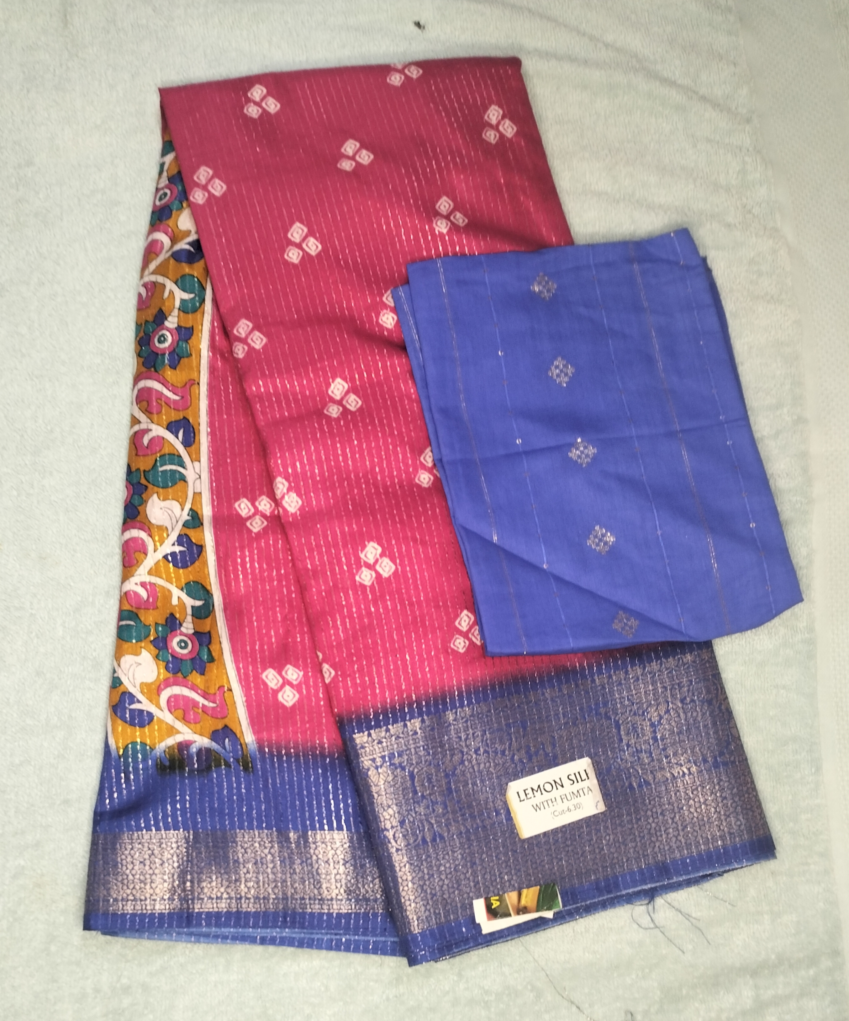 Bhandari sarees with straight lines